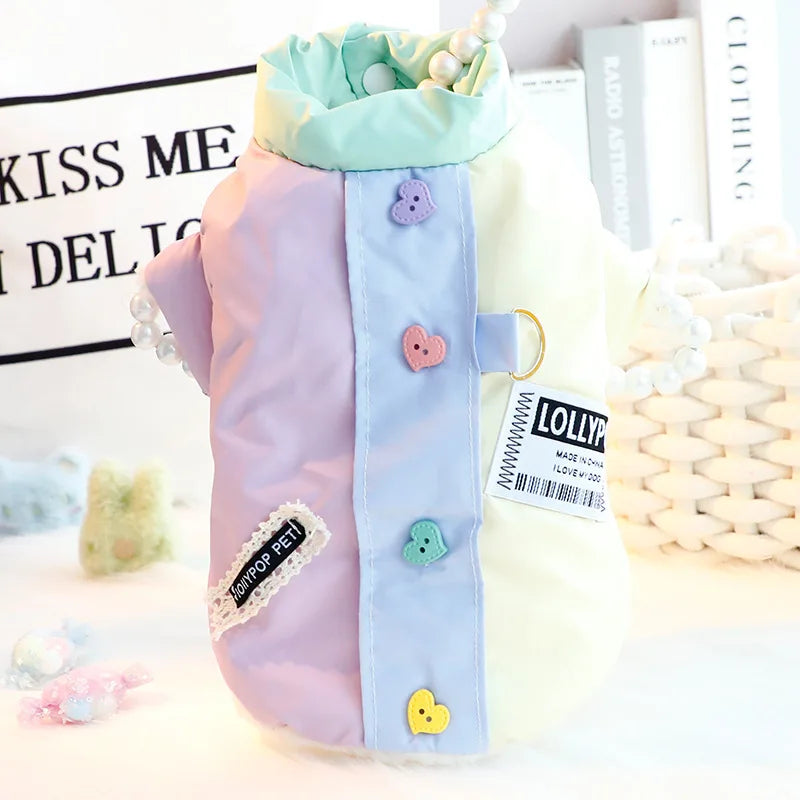 Inter Dog Clothes Thick Warm