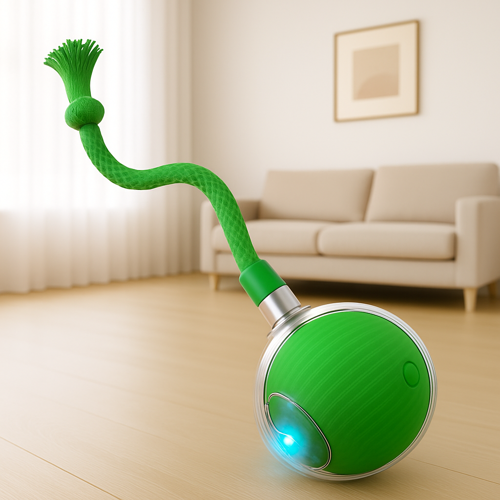 Smart Moving Ball That Keeps Pets Active & Happy — Automatically