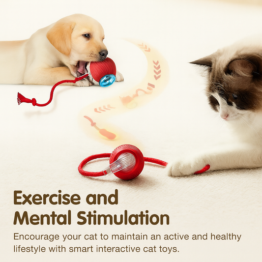 Smart Moving Ball That Keeps Pets Active & Happy — Automatically