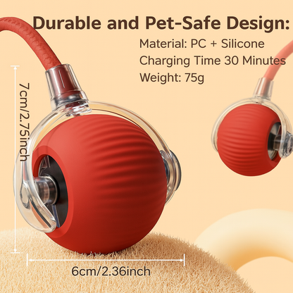 Smart Moving Ball That Keeps Pets Active & Happy — Automatically