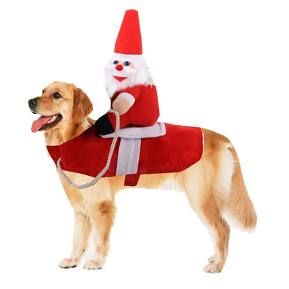 Novelty Funny Pet Christmas Riding