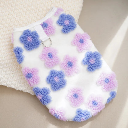 Fleece Vest Thicken Warm Dog