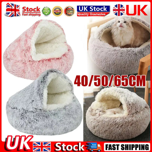 Pet Dog Round Plush Kitten