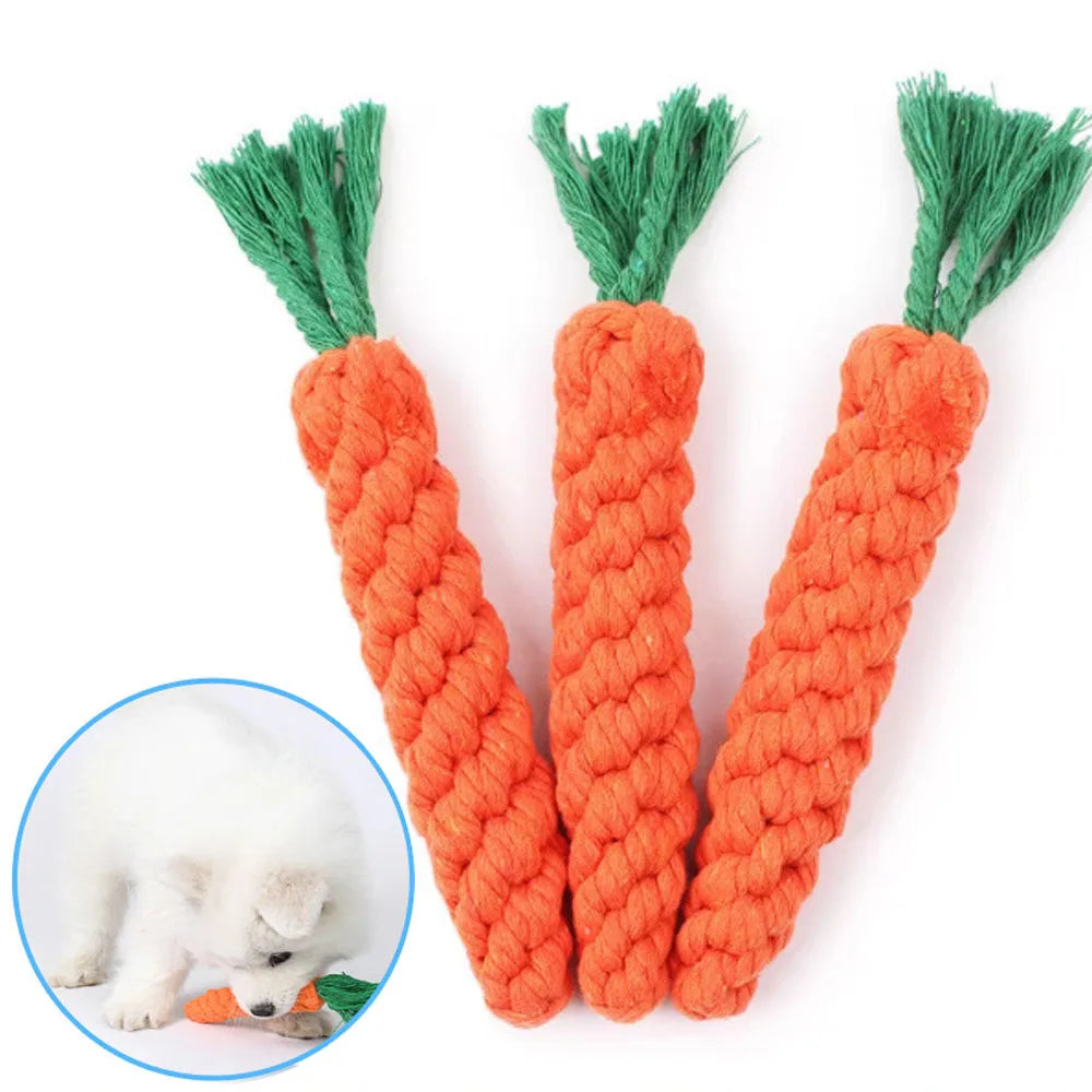 Pcs Carrot Dog Bite Rope