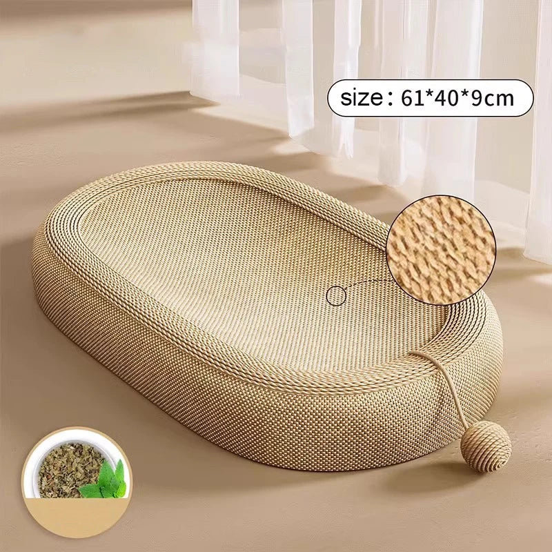 Cat Scratching Bed with Ball Toy