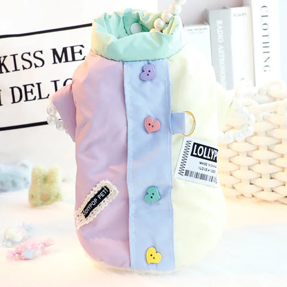 Inter Dog Clothes Thick Warm