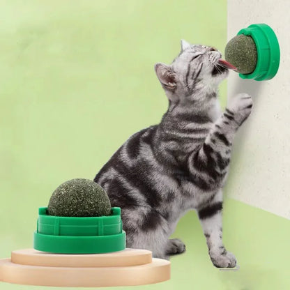 Catnip Cat Wall Stick Ball
