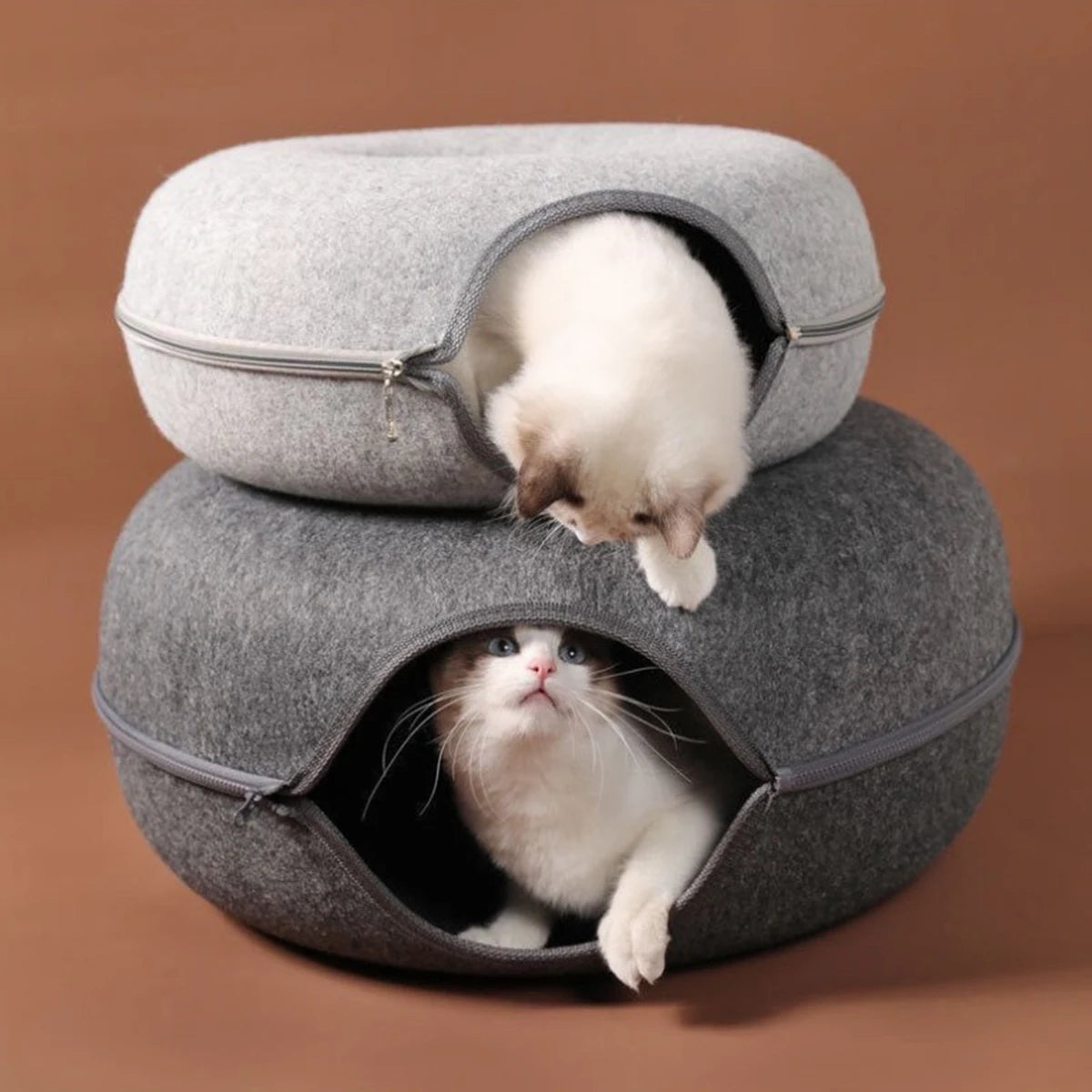 Felt Donut Bed For Cats