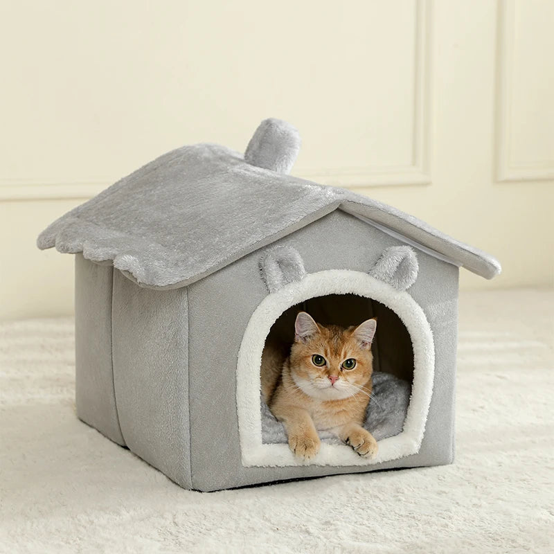 Foldable Pet House Bed