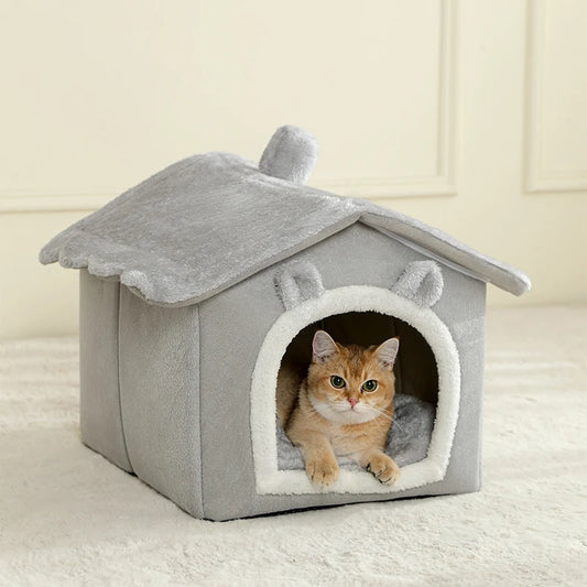 Foldable Pet House Bed