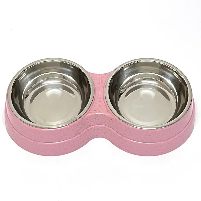 Pawdine Double Pet Bowl