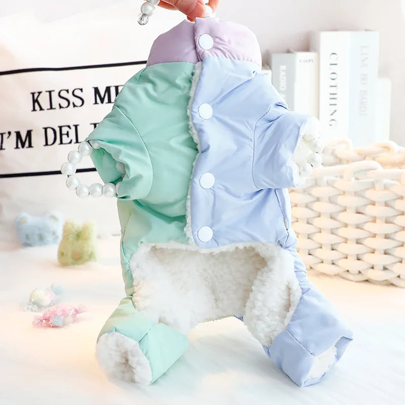 Inter Dog Clothes Thick Warm