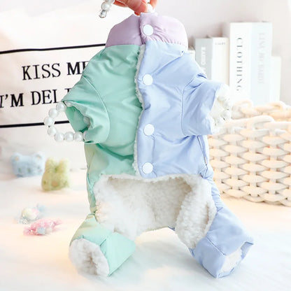 Inter Dog Clothes Thick Warm