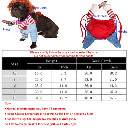 Funny Dog Clothes Halloween Costume