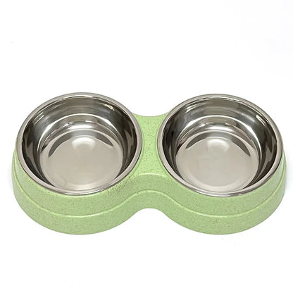 Pawdine Double Pet Bowl