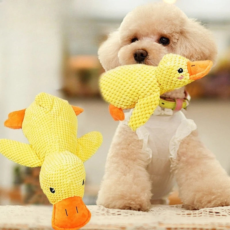 Plush Companion Sleeping Duck Dog