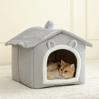 Foldable Pet House Bed