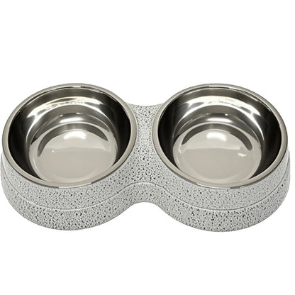 Pawdine Double Pet Bowl