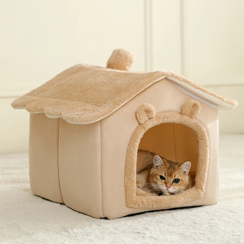 Foldable Pet House Bed
