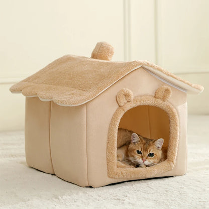 Foldable Pet House Bed