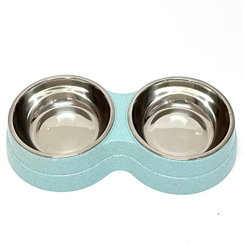 Pawdine Double Pet Bowl