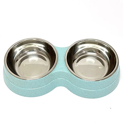 Pawdine Double Pet Bowl