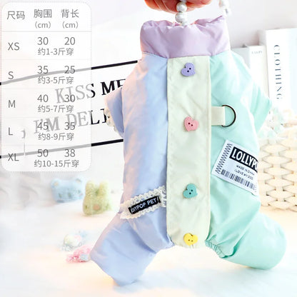 Inter Dog Clothes Thick Warm