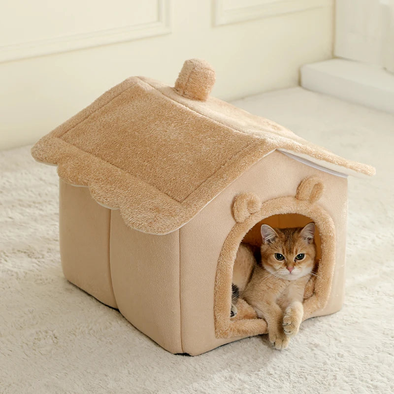 Foldable Pet House Bed