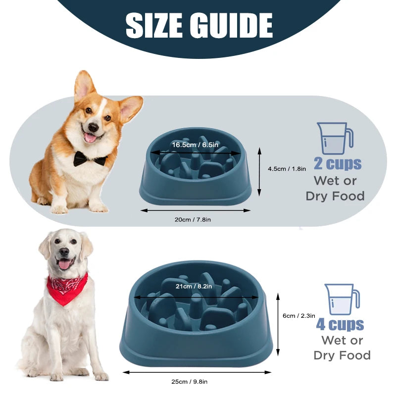 Pawslow Anti Gulp Dog Bowl