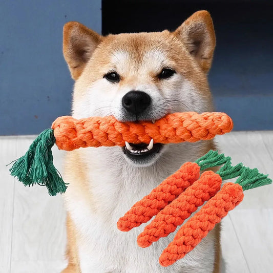 Pcs Carrot Dog Bite Rope