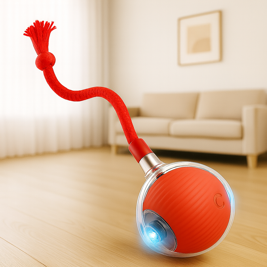 Smart Moving Ball That Keeps Pets Active & Happy — Automatically